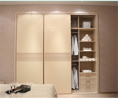 bedroom wardrobe closet with sliding mirror doors/house wardrobe