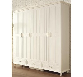 Ivory white wardrobe from classical furniture wardrobe