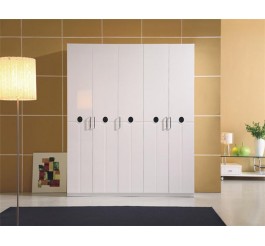 modern designed 5-door wardrobe  of furniture wardrobe closet