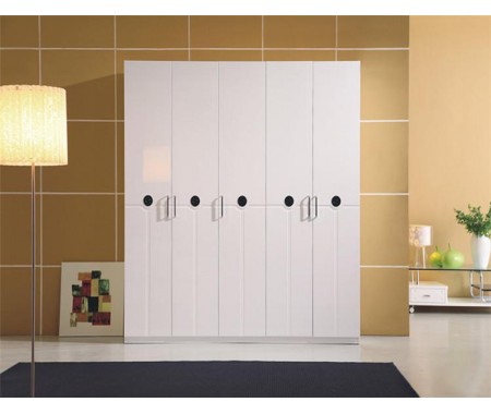 modern designed 5-door wardrobe  of furniture wardrobe closet