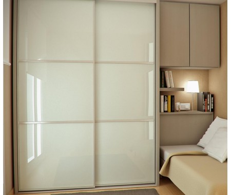 smart simple wardrobe and mirrored-like surface wardrobes