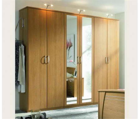 Jisheng white wardrobe closet and mirrored doors for wardrobes