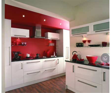 color combination high gloss kitchen cabinet style