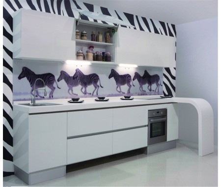 unique design high gloss kitchen cabinet